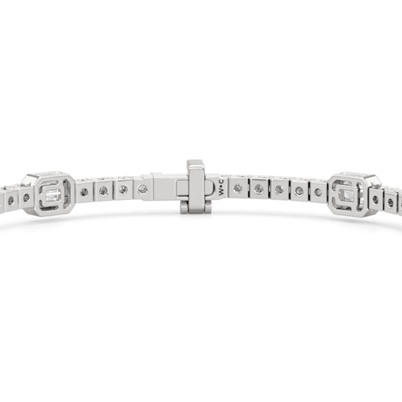 Emerald Station Tennis Bracelet