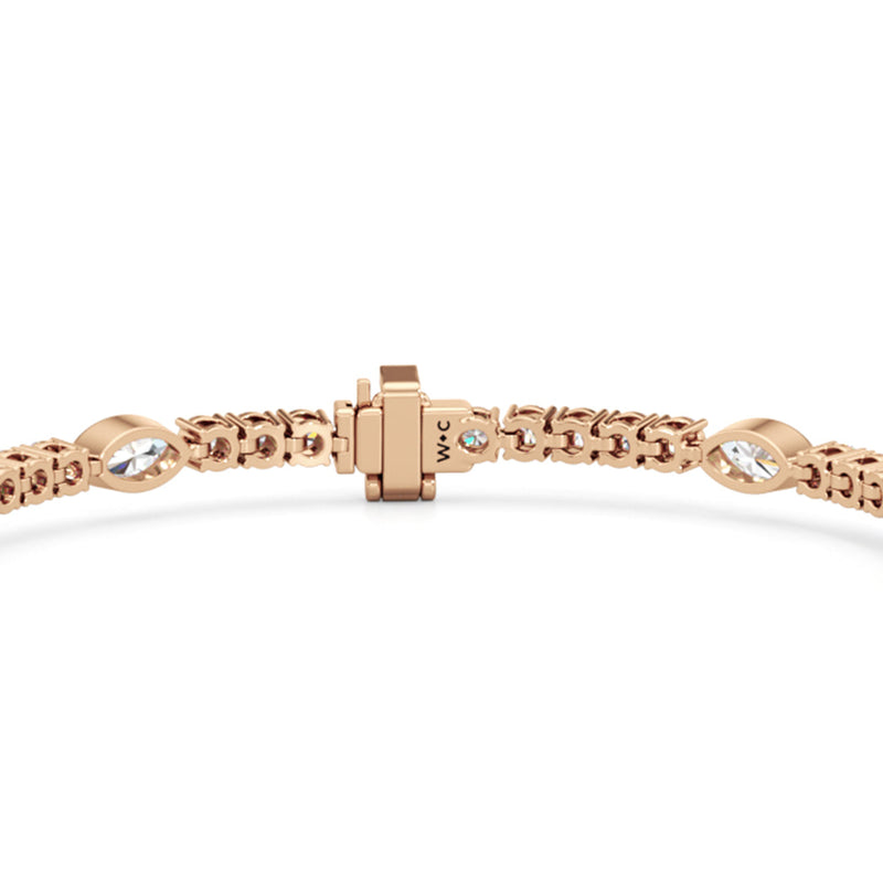 Marquise Station Tennis Bracelet