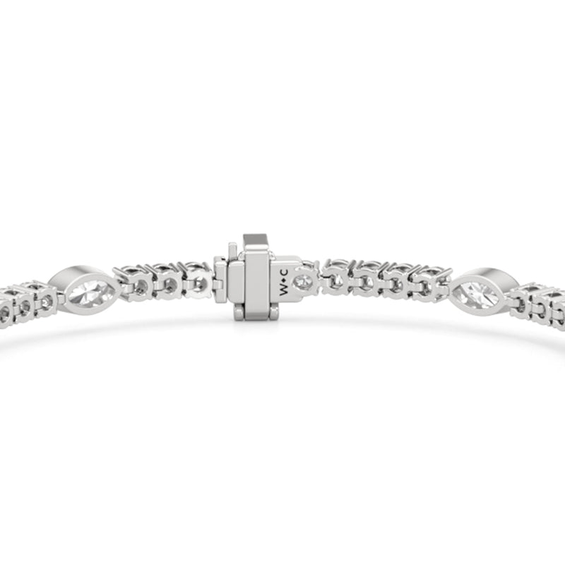Marquise Station Tennis Bracelet