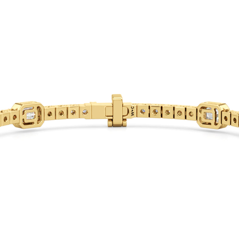 Emerald Station Tennis Bracelet