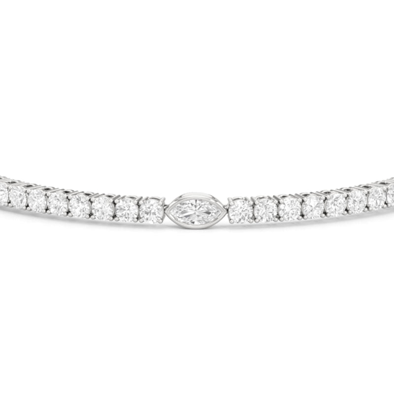 Marquise Station Tennis Bracelet