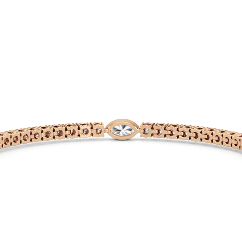 Marquise Station Tennis Bracelet