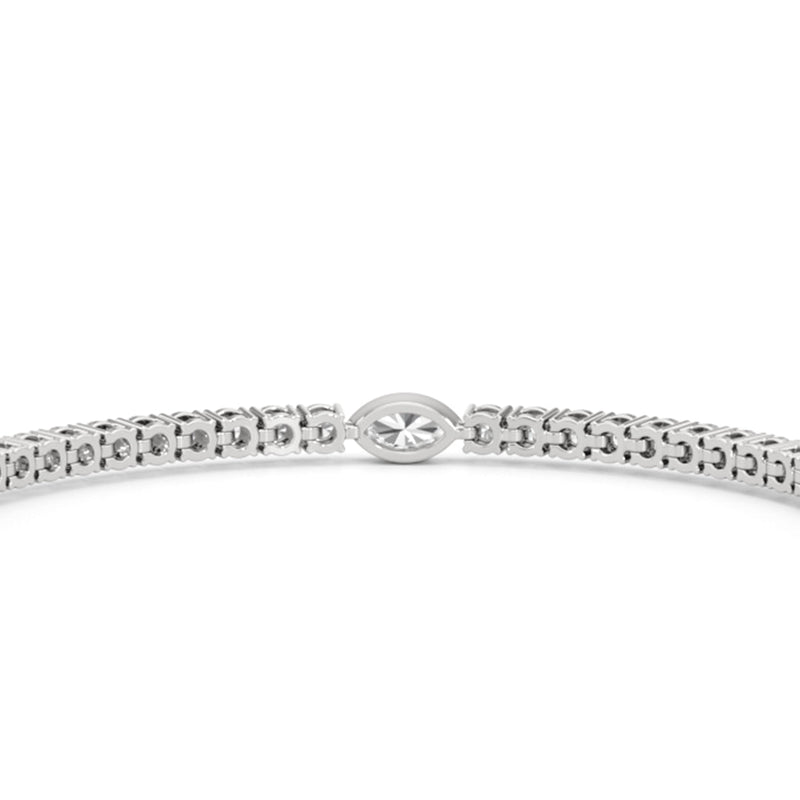 Marquise Station Tennis Bracelet