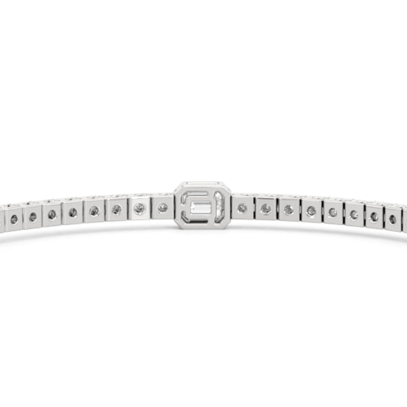 Emerald Station Tennis Bracelet
