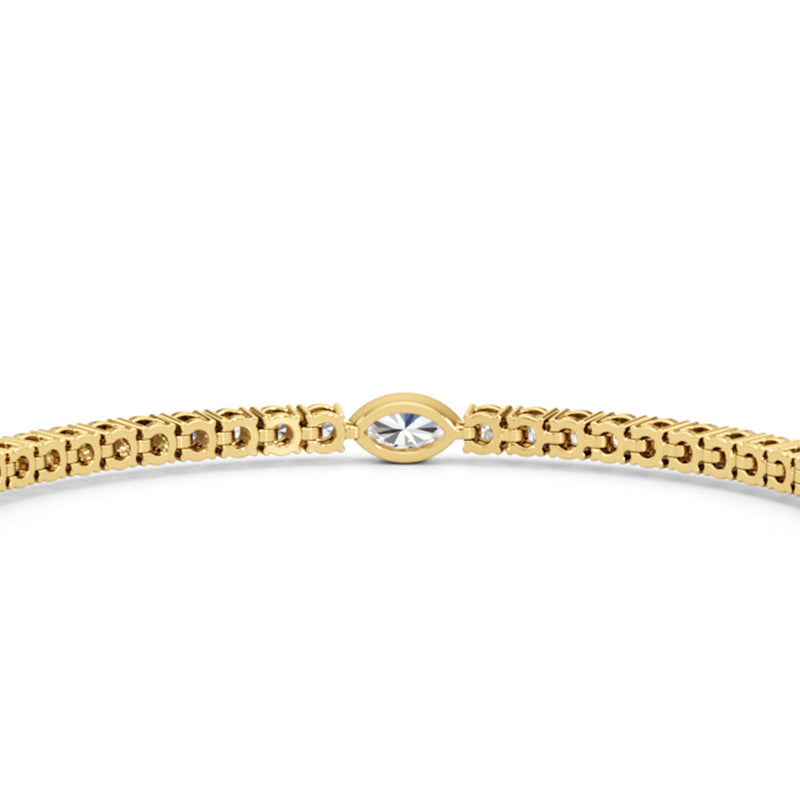 Marquise Station Tennis Bracelet
