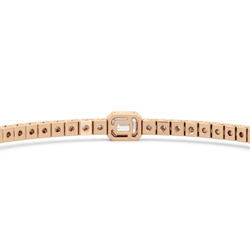 Emerald Station Tennis Bracelet