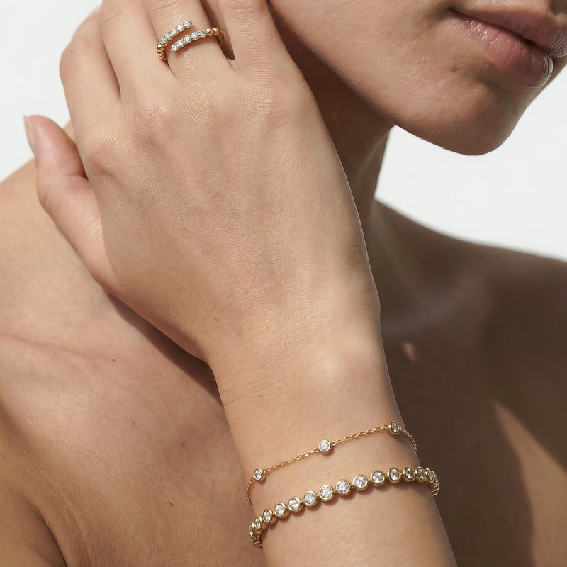 The Chloe Bezel Bracelet