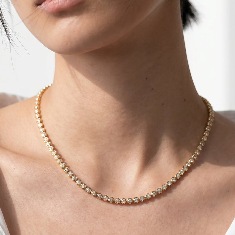 The Chloe Tennis Necklace