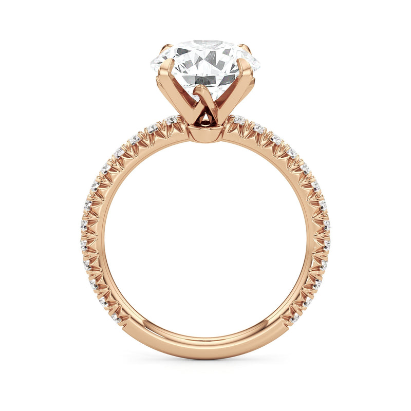 The W Pavé Engagement Ring