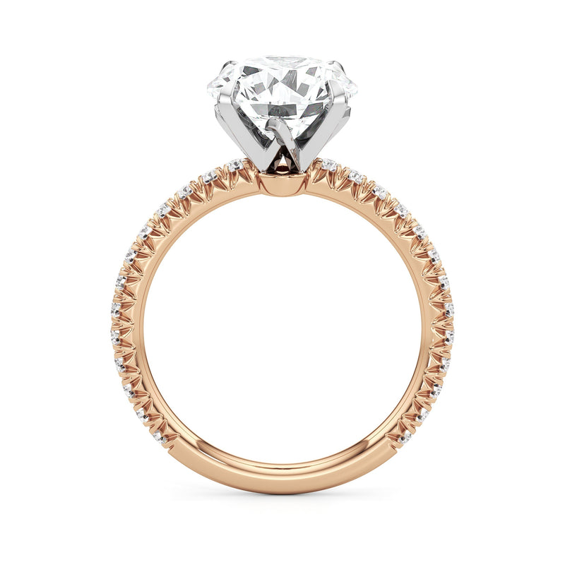 The W Pavé Engagement Ring