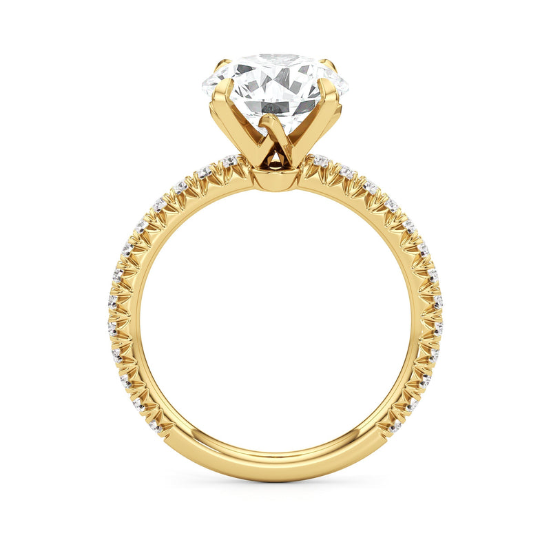 The W Pavé Engagement Ring