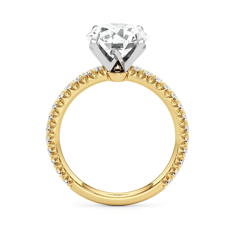 The W Pavé Engagement Ring