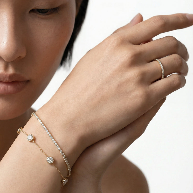 Signature Diamond Charm Bracelet
