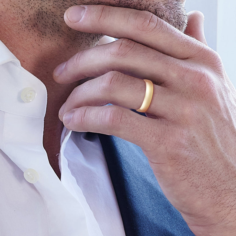 Men's Low Dome Comfort Fit Band