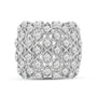 Statement Diamond Broad Ring