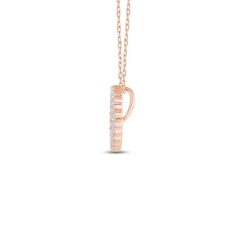 Lab Diamond Circle Pendant