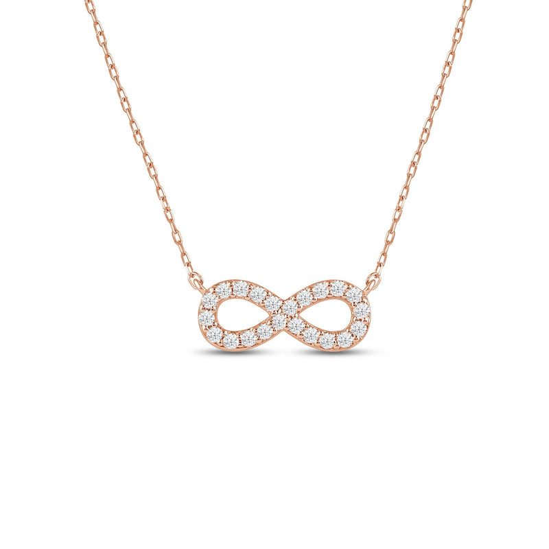 Lab Diamond Infinity Pendant