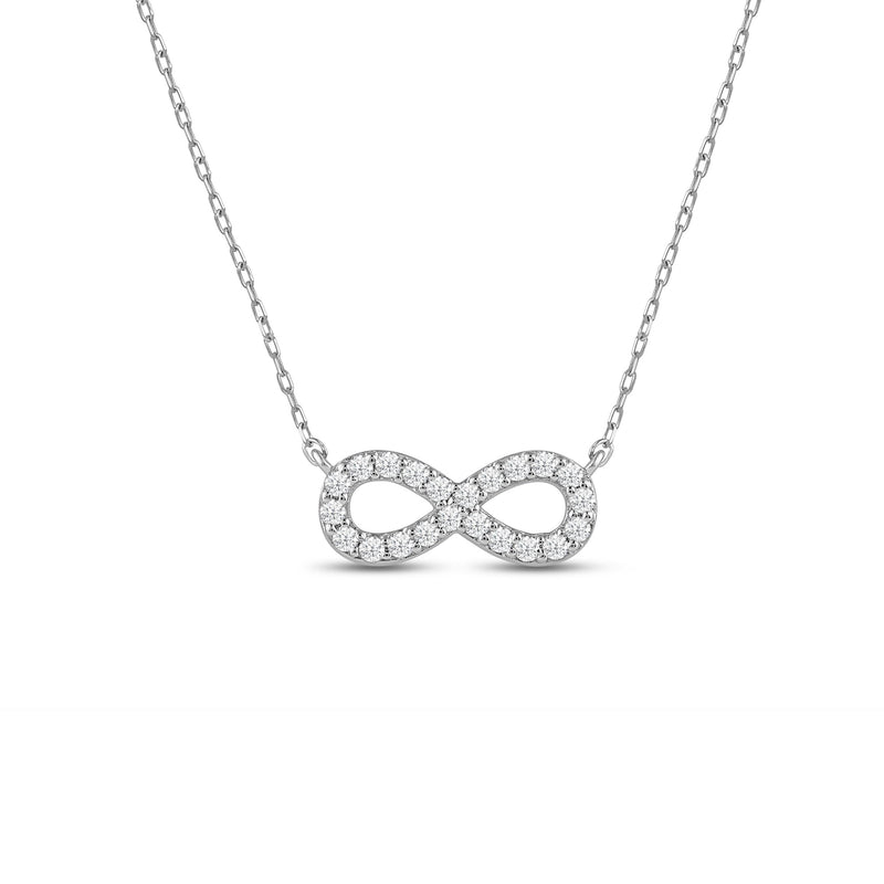 Lab Diamond Infinity Pendant