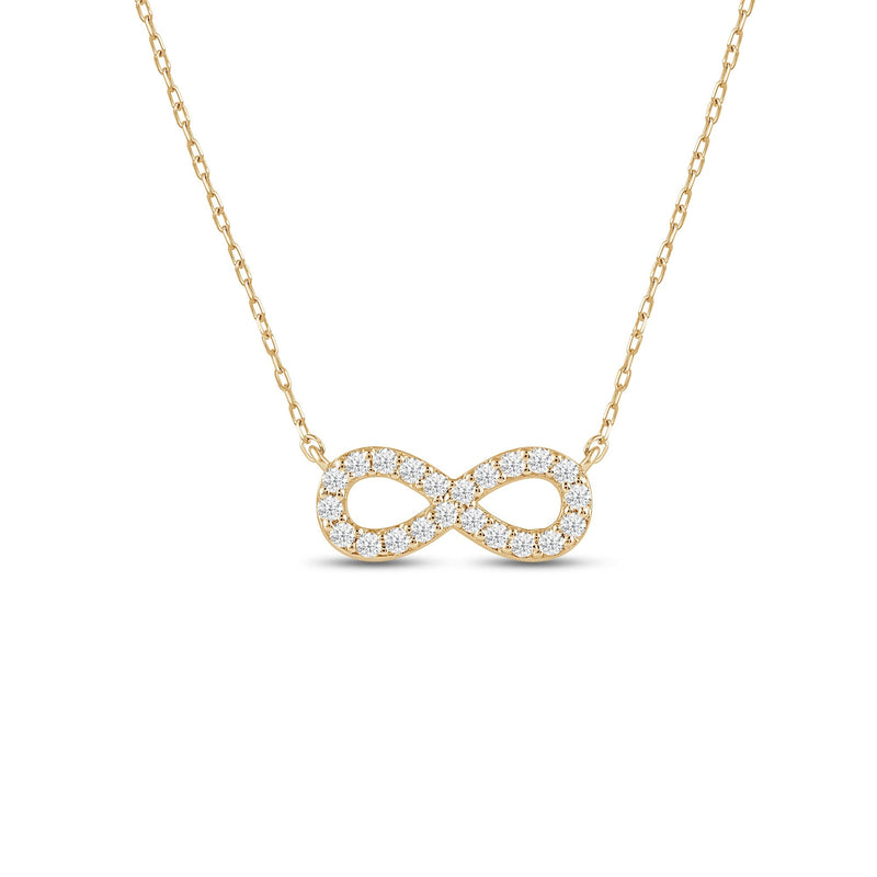 Lab Diamond Infinity Pendant