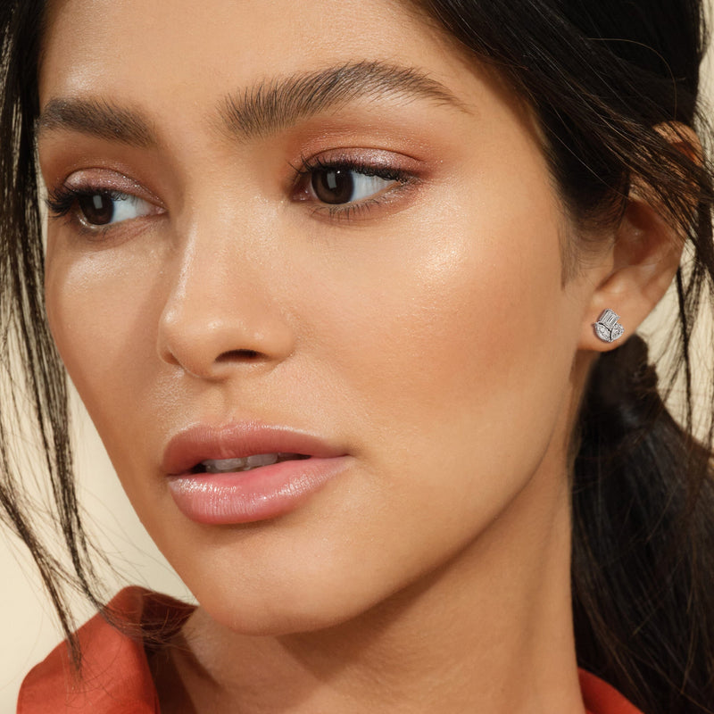 Trilogy Melody Stud Earrings