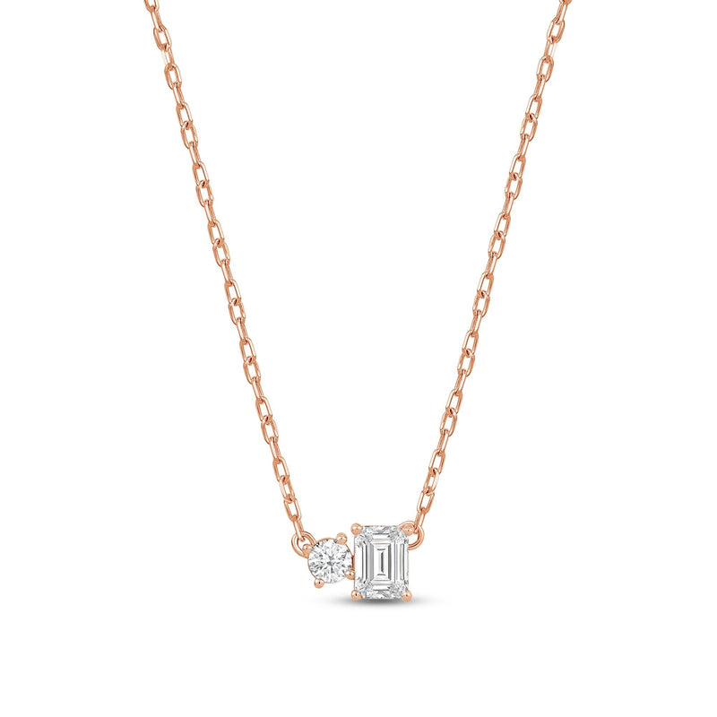 Duet Emerald Necklace