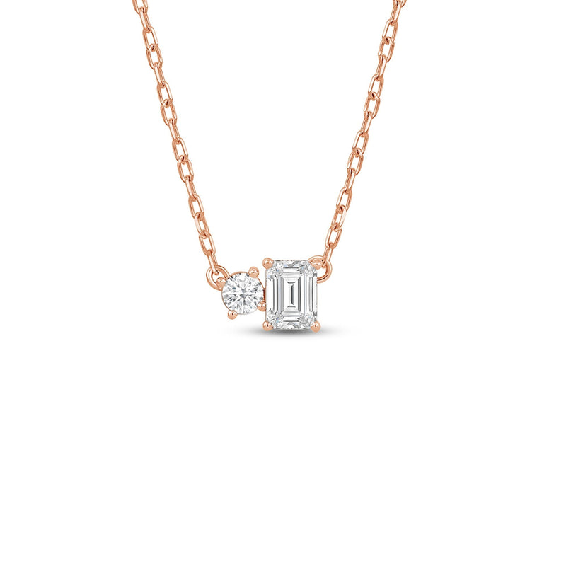 Duet Emerald Necklace