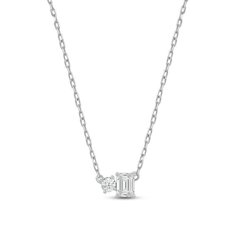 Duet Emerald Necklace