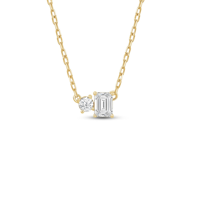 Duet Emerald Necklace