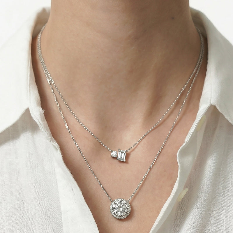 Duet Emerald Necklace