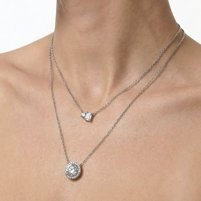 Duet Emerald Necklace