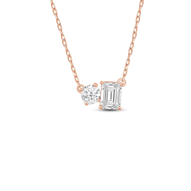 Duet Emerald Necklace
