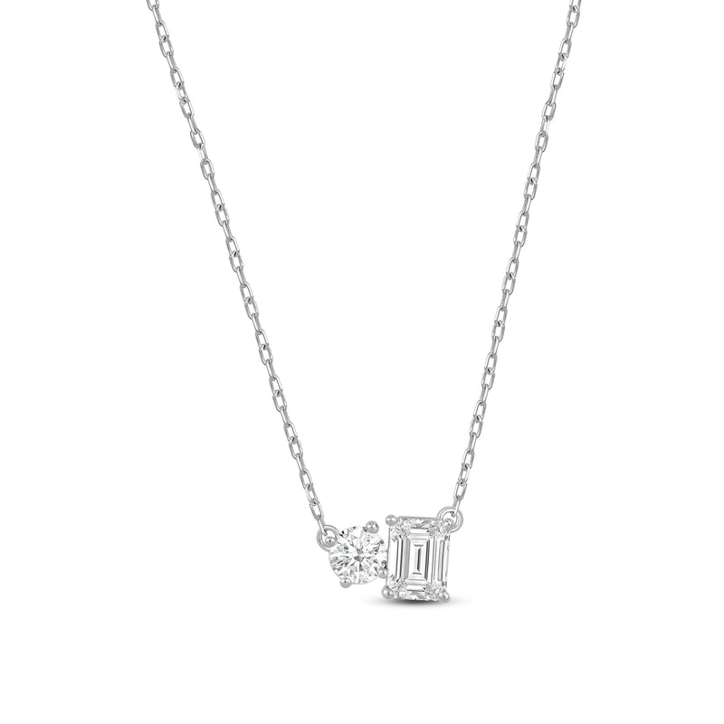 Duet Emerald Necklace