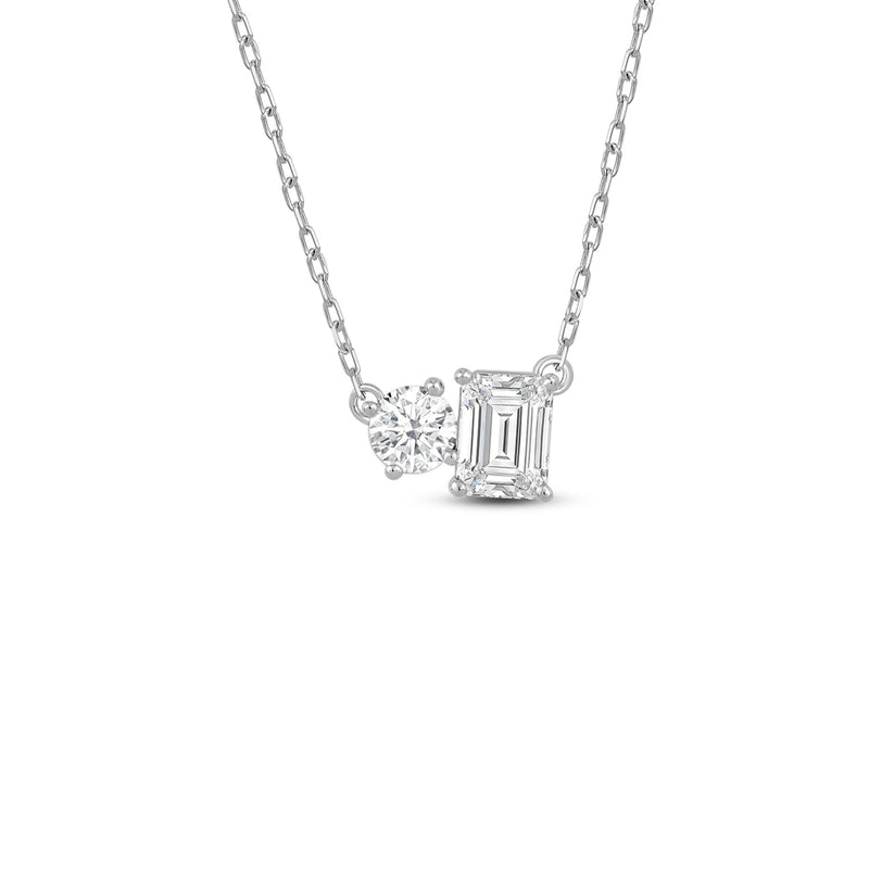 Duet Emerald Necklace