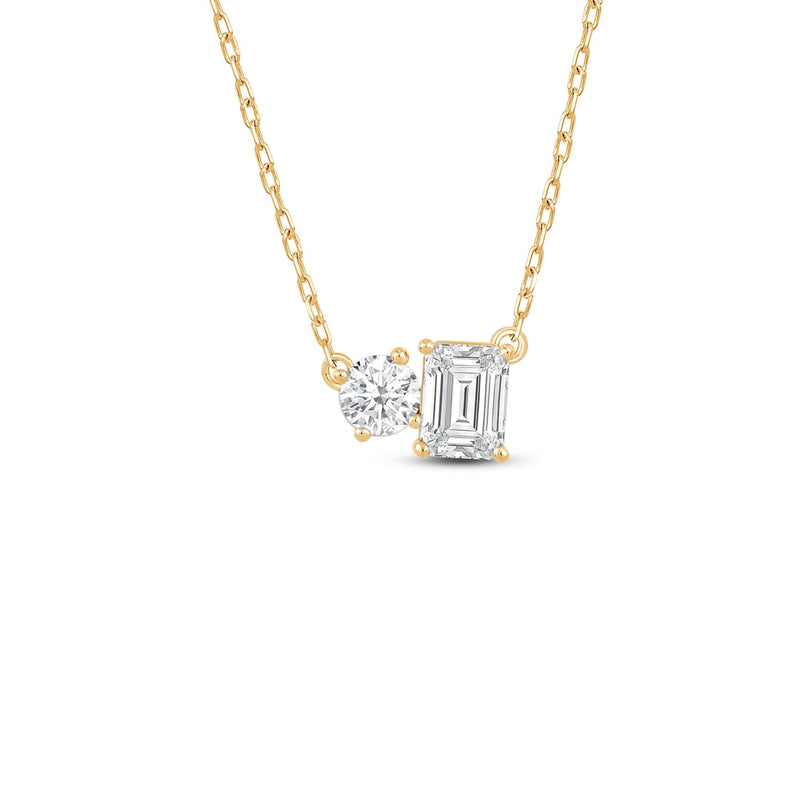 Duet Emerald Necklace