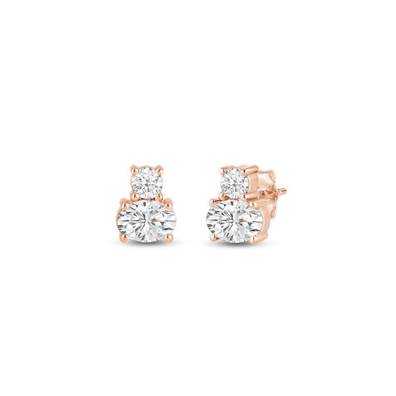 Duet Oval Earrings