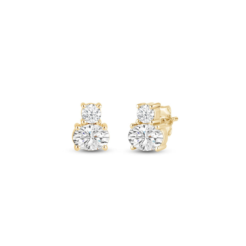 Duet Oval Earrings