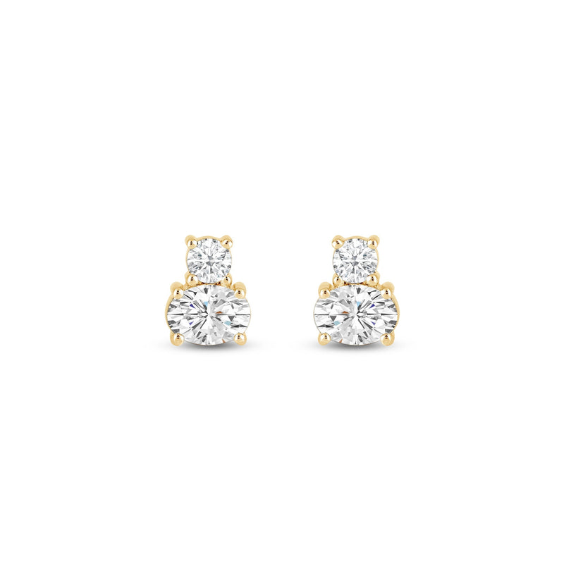 Duet Oval Earrings