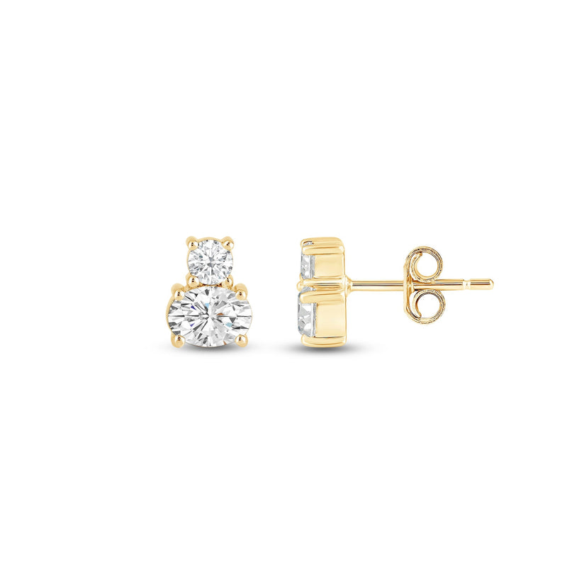 Duet Oval Earrings