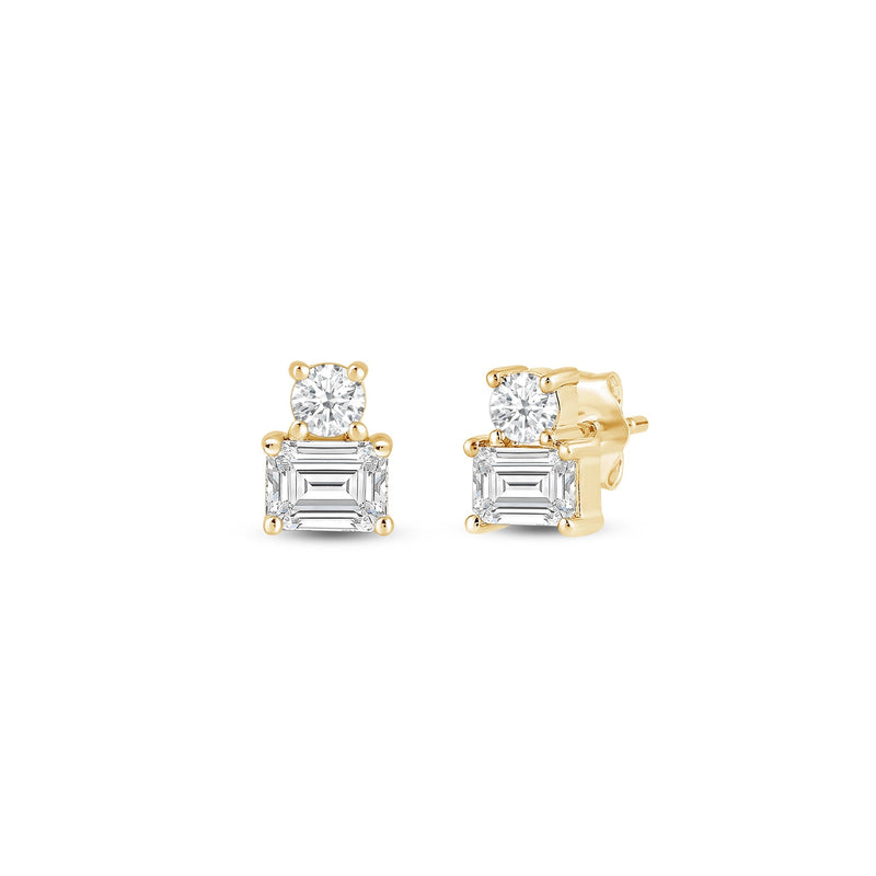 Duet Emerald Earrings