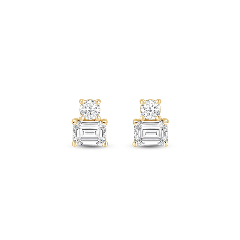 Duet Emerald Earrings