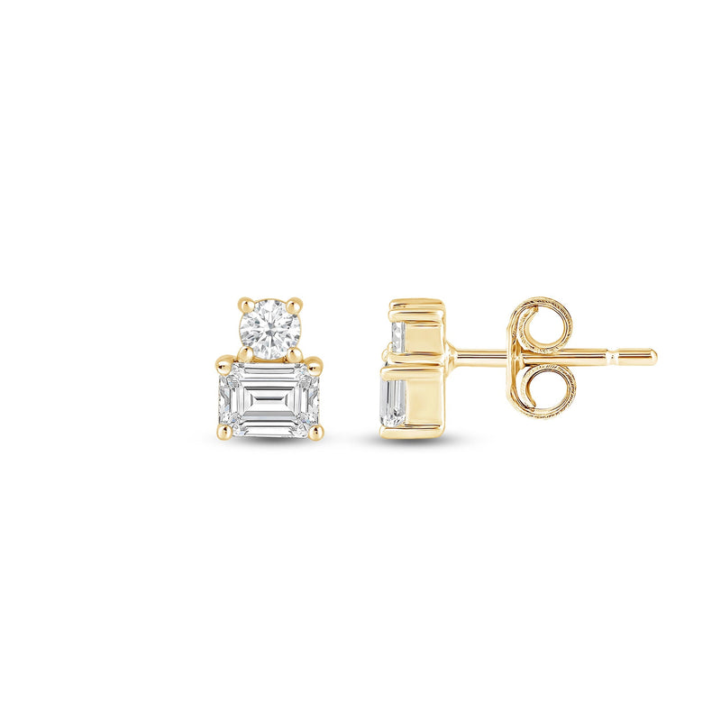 Duet Emerald Earrings