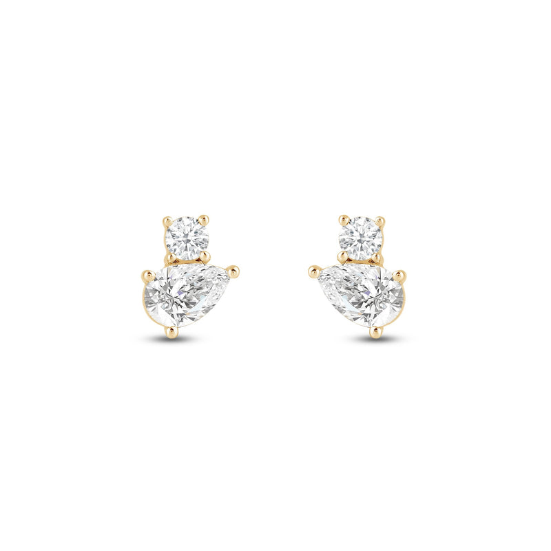 Duet Pear Earrings