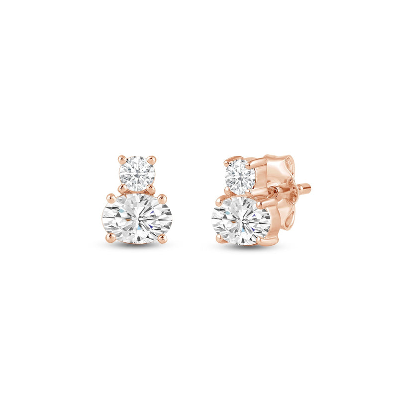 Duet Oval Earrings