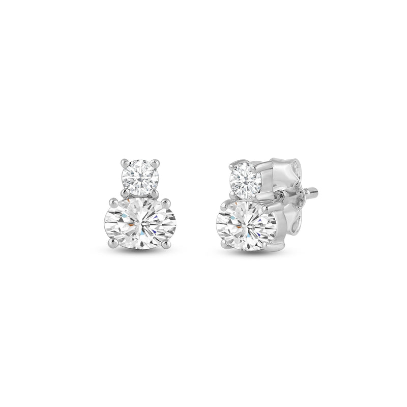 Duet Oval Earrings