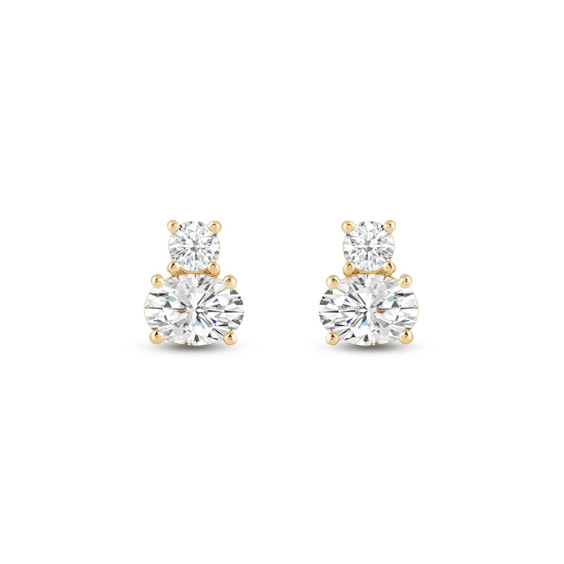 Duet Oval Earrings