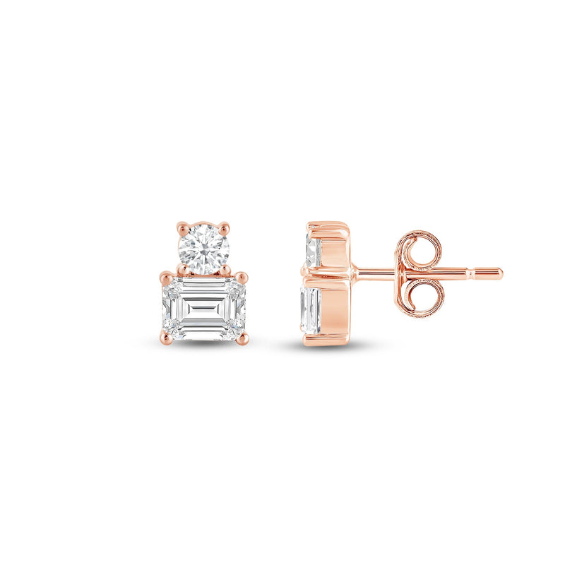 Duet Emerald Earrings