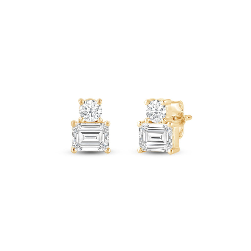 Duet Emerald Earrings