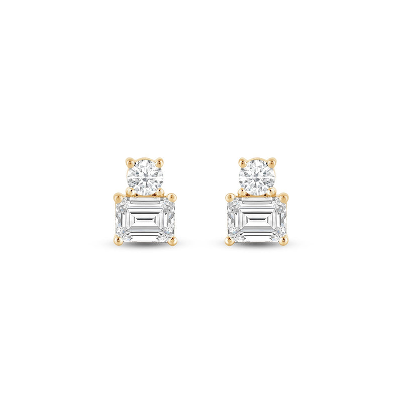 Duet Emerald Earrings