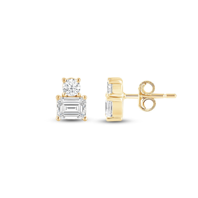 Duet Emerald Earrings