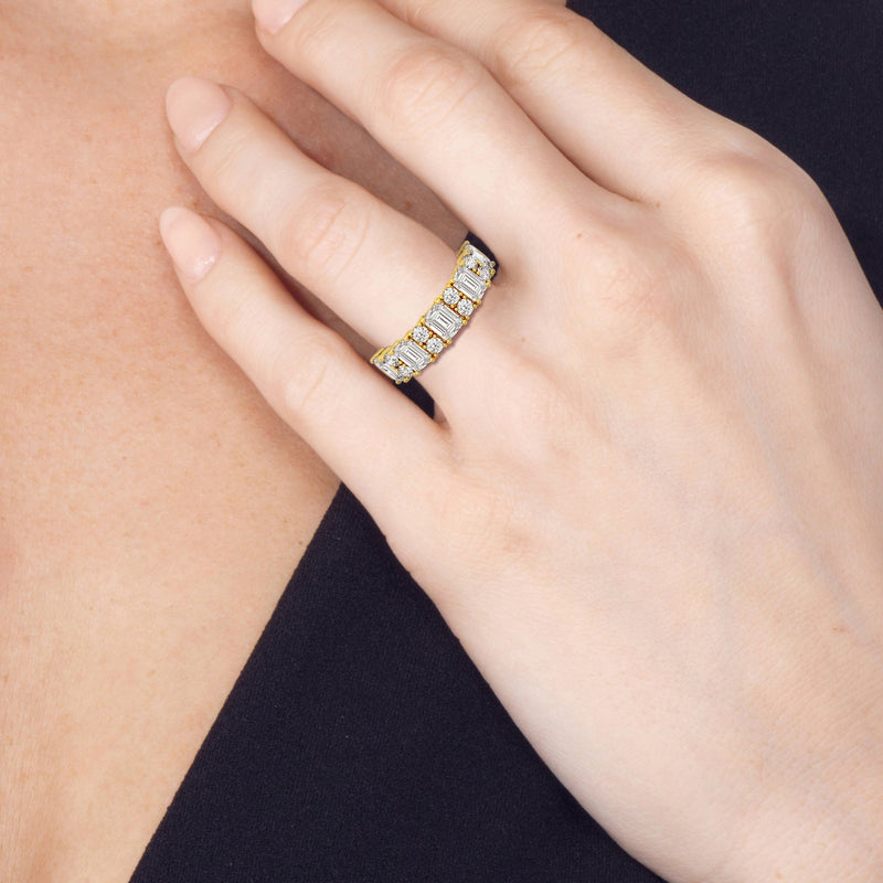 Emerald Station Anniversary Ring